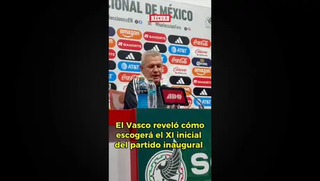 Aguirre reveló cómo escogerá el XI inicial del partido inaugural