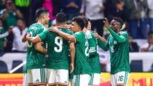 Jugadores de México celebrando el empate ante Serbia | MEXSPORT