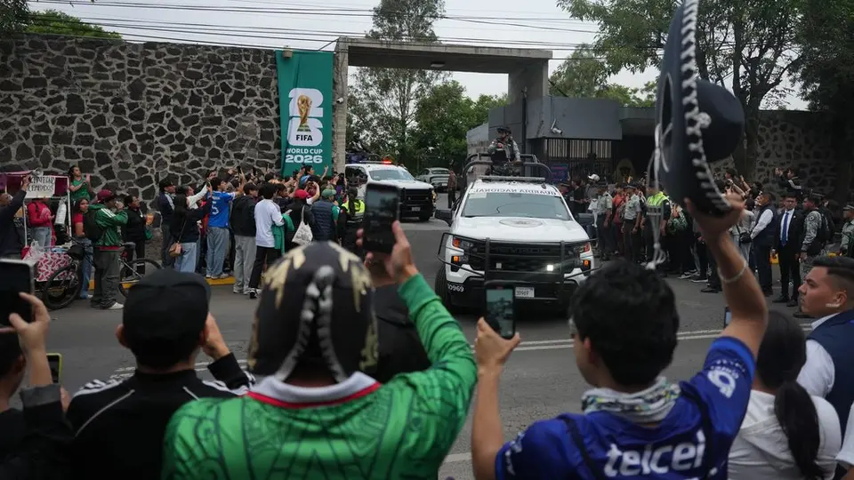 La Selección de Inglaterra en Ciudad de México durante el Mundial 2026 | AP