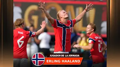 La figura de la jornada: Erling Haaland, el vikingo que conquistó a Brasil y hace soñar a Noruega