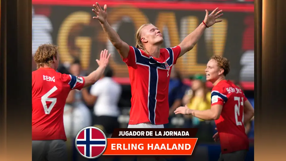 La figura de la jornada: Erling Haaland, el vikingo que conquistó a Brasil y hace soñar a Noruega