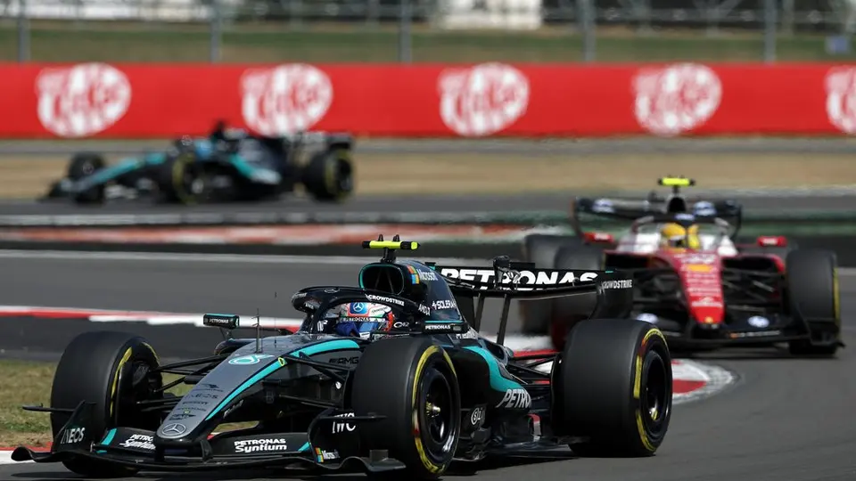 Antonelli y Leclerc en el Gran Premio de Gran Bretaña | AP