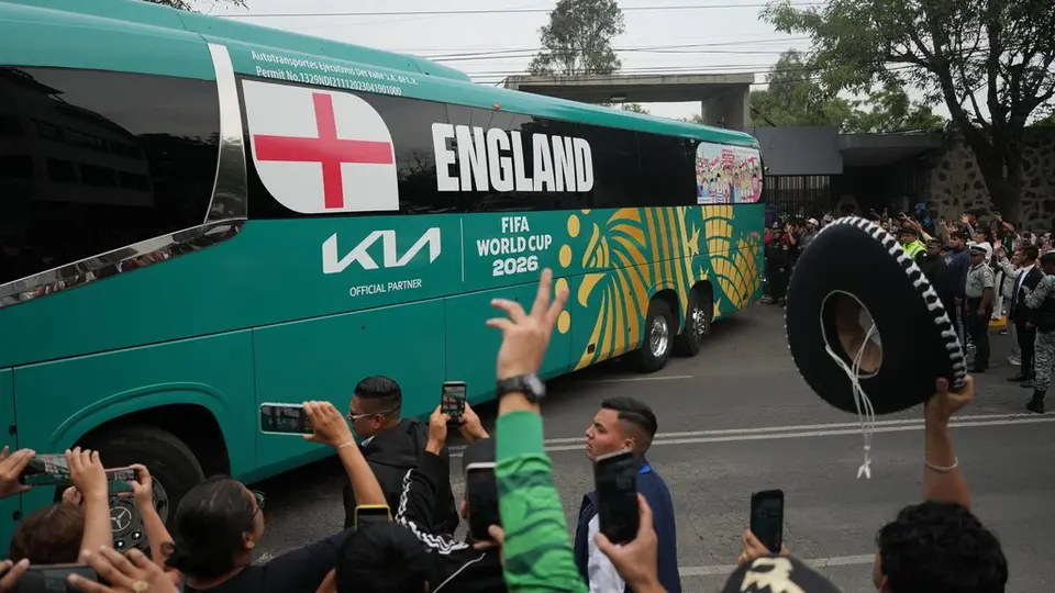 La Selección de Inglaterra en Ciudad de México durante el Mundial 2026 | AP