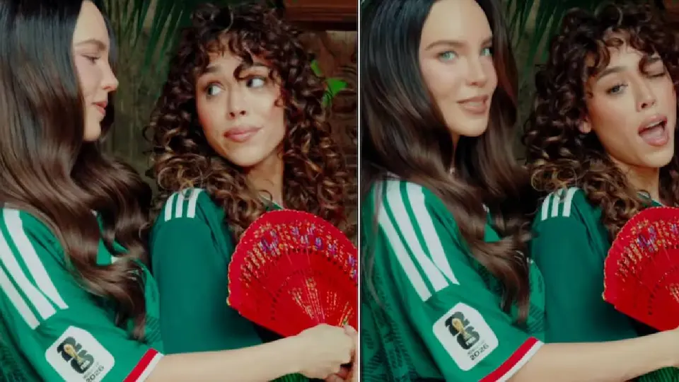 Con la camiseta de la Selección Mexicana, Belinda y Danna expresaron su confianza en que el equipo avance a los Cuartos de Final del Mundial 2026./ IG