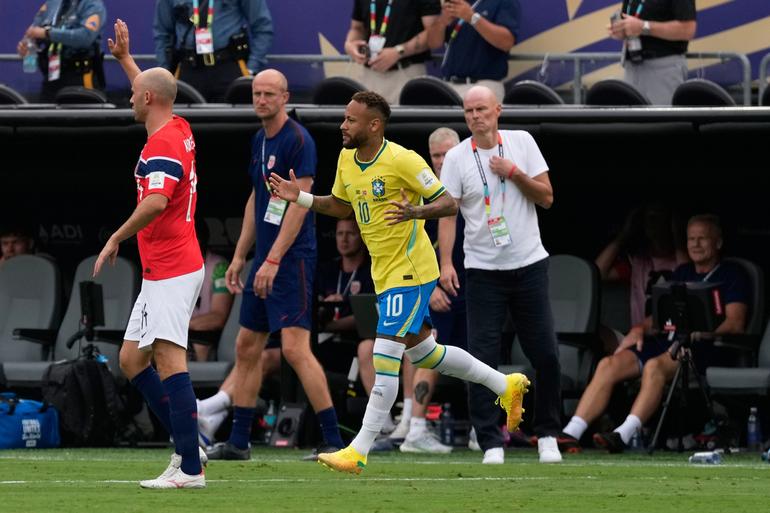 Neymar Jr., jugador de Brasil | AP