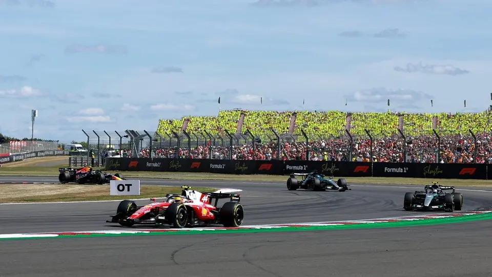 Charles Leclerc en el Gran Premio de Gran Bretaña | AP