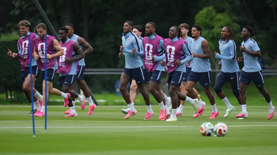 Inglaterra, en entrenamiento en Cantera | AP