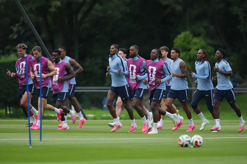 Inglaterra, en entrenamiento en Cantera | AP