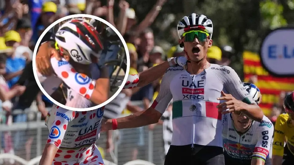 ¡Hasta las lágrimas! Así fue el emotivo festejo de Isaac del Toro tras ganar la Etapa 2 del Tour de France