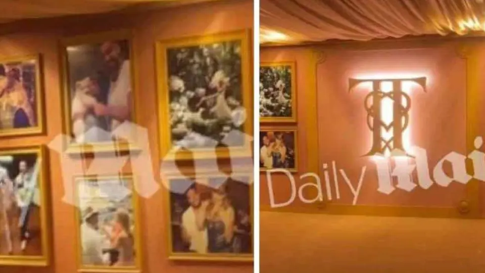 Las primeras imágenes del interior de la boda muestran cómo el Madison Square Garden fue transformado para la celebración de Taylor Swift y Travis Kelce./ X: @taylorperu13