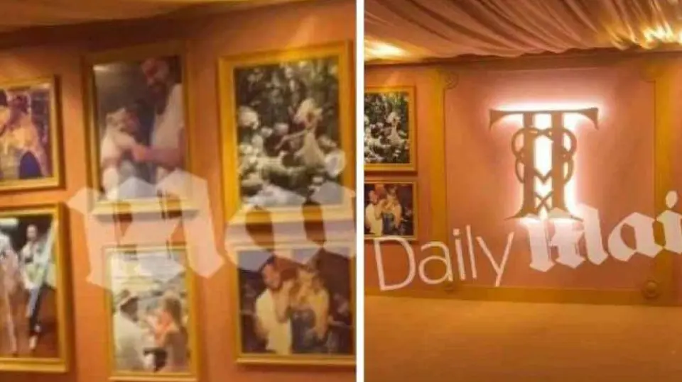 Las primeras imágenes del interior de la boda muestran cómo el Madison Square Garden fue transformado para la celebración de Taylor Swift y Travis Kelce./ X: @taylorperu13