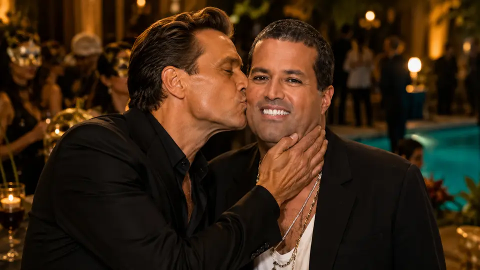 Aldo Rendón sorprendió al recordar la ocasión en que Luis Miguel le dio un beso. / IA