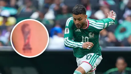 Alexis Vega enciende las redes sociales por su nuevo tatuaje conmemorativo por el Mundial 2026