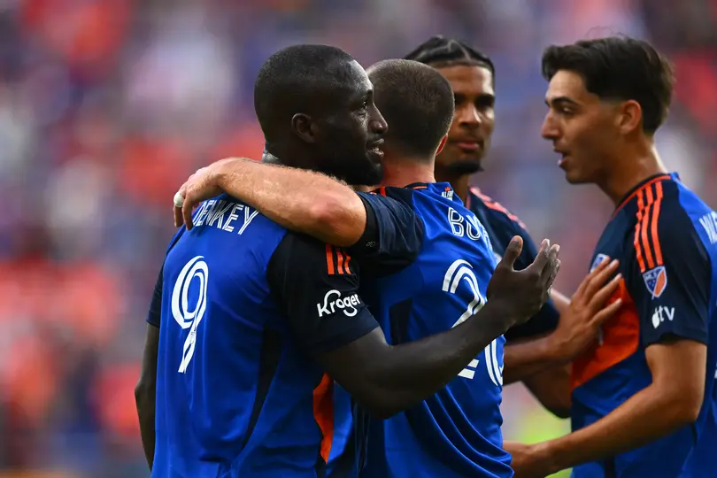 Jugadores de Cincinnati celebrando una anotación | AP