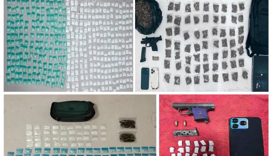 Los operativos dejaron el aseguramiento de diversas drogas en la capital / @SSC_CDMX
