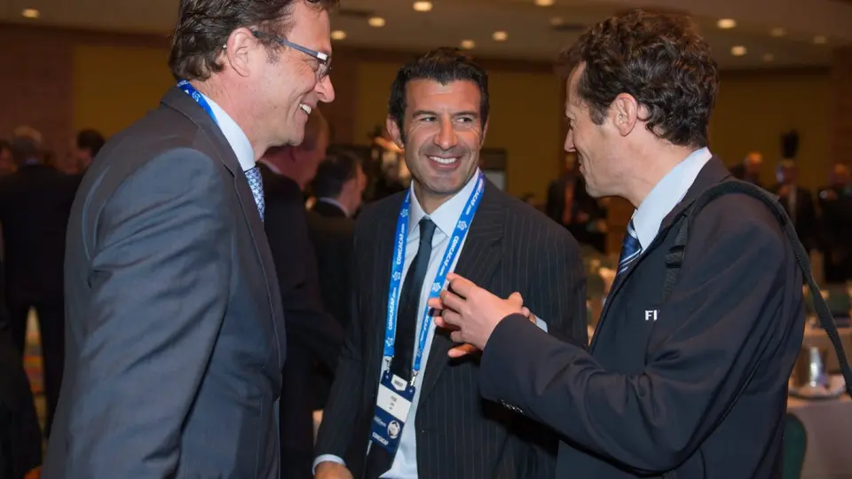 Luis Figo, exjugador de Portugal | MEXSPORT