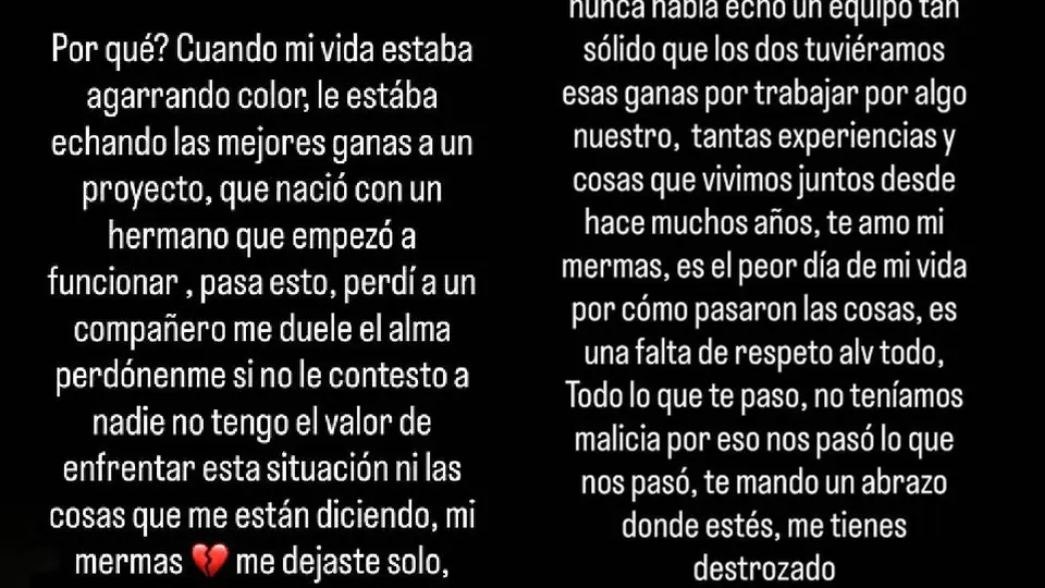 Alejandro Fierro le escribió un mensaje a César Gastelum tras la tragedia en Sinaloa / / @aalejandrofierro