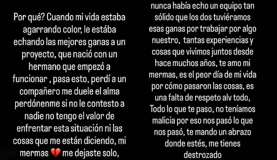Alejandro Fierro le escribió un mensaje a César Gastelum tras la tragedia en Sinaloa / / @aalejandrofierro