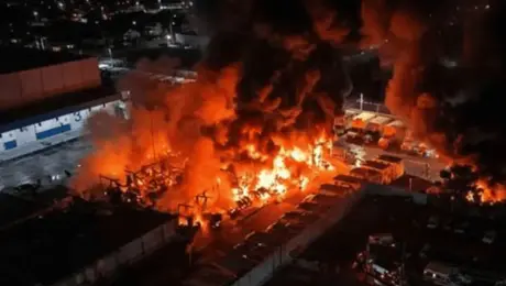 ¿Qué provocó el incendio en la bodega de PepsiCo en Tamaulipas?