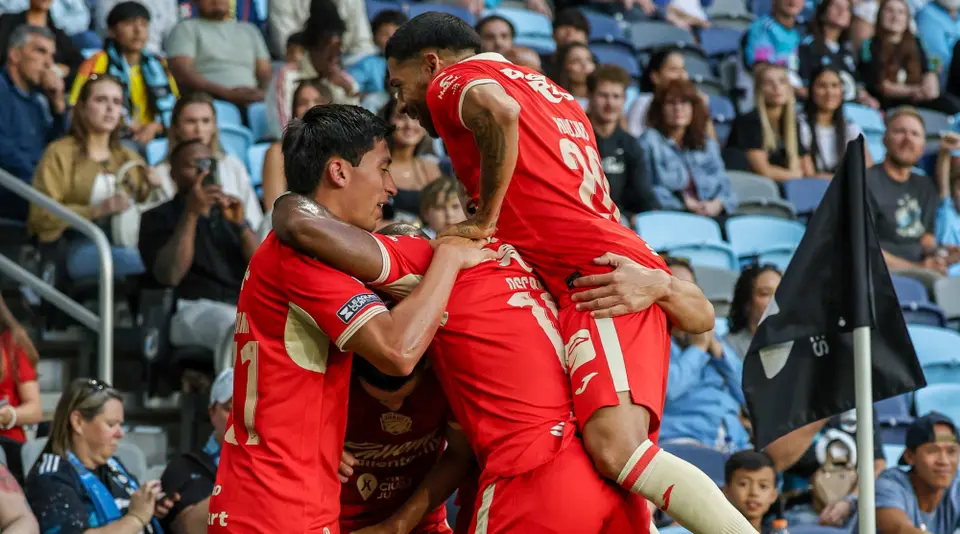 FC Juárez festejando | x: @fcjuarezoficial