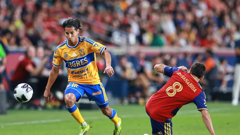 Diego Lainez en el Tigres vs Real Salt Lake de Leagues cup | MEXSPORT