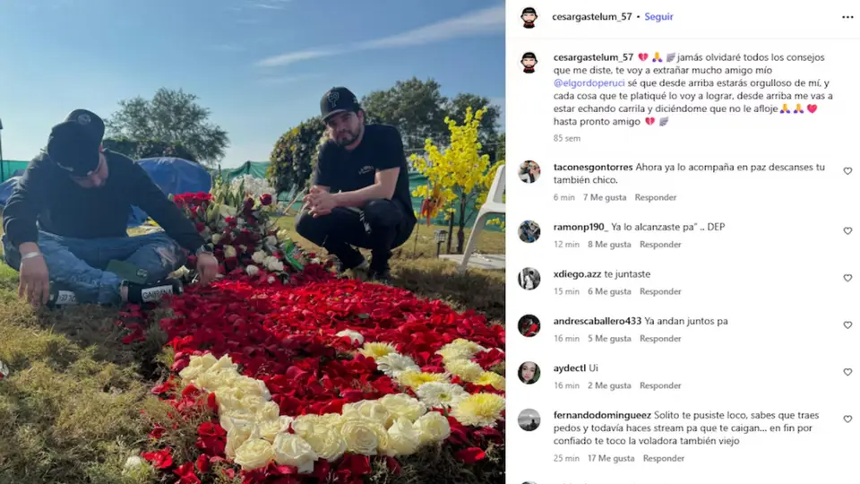 El creador de contenido era amigo del influencer Leovardo Aispuro, "El Gordo Peruci" / Redes Sociales
