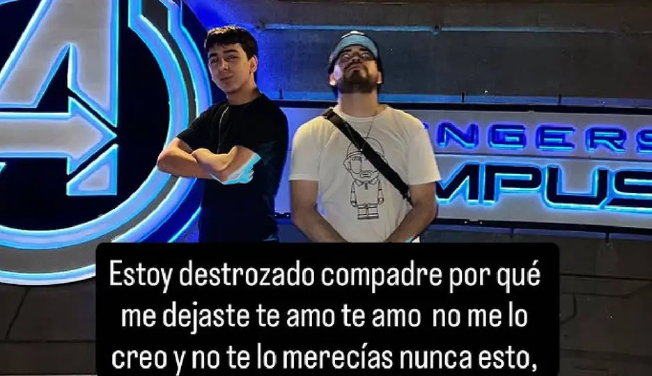 El influencer recordó los años de amistad y trabajo junto a César / @aalejandrofierro