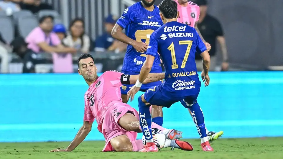 Pumas enfrentando a Inter Miami en la Leagues Cup 2025 | IMAGO7