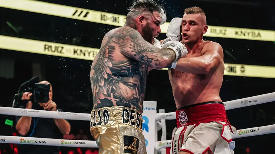 Andy Ruiz fue apaleado en el ring | Matchroom boxing