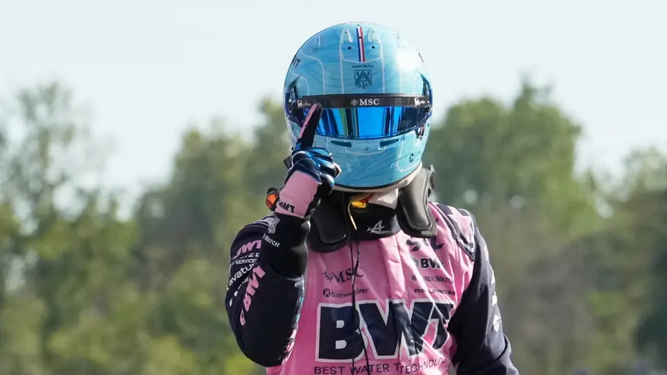 Pierre Gasly celebra su pole | AP