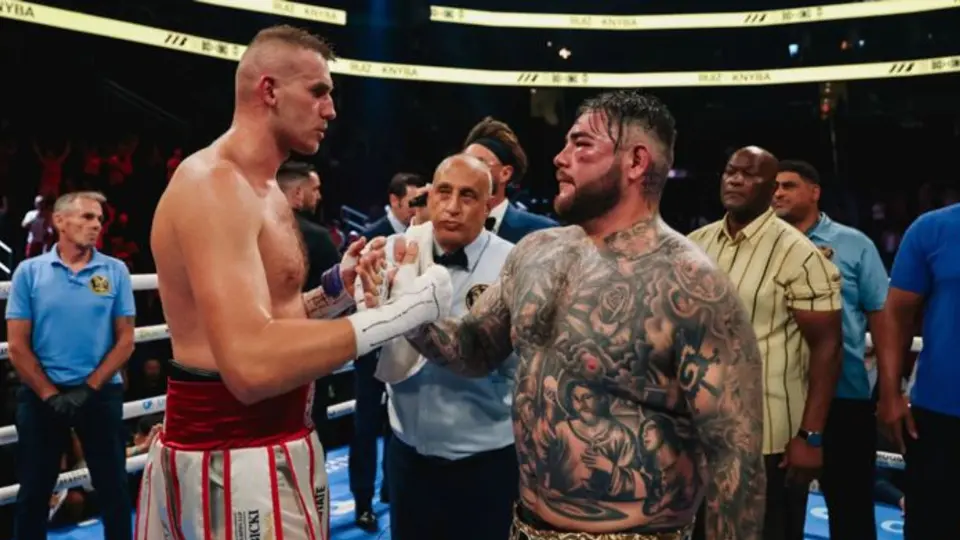 Andy Ruiz recibe una golpiza de Damian Knyba y termina con el rostro maltratado