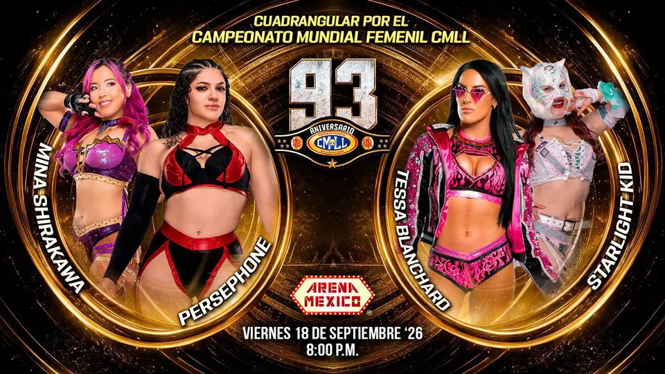 Persephone vs. Tessa Blanchard vs. Starlight Kid vs. Mina Shirakawa | CMLL
