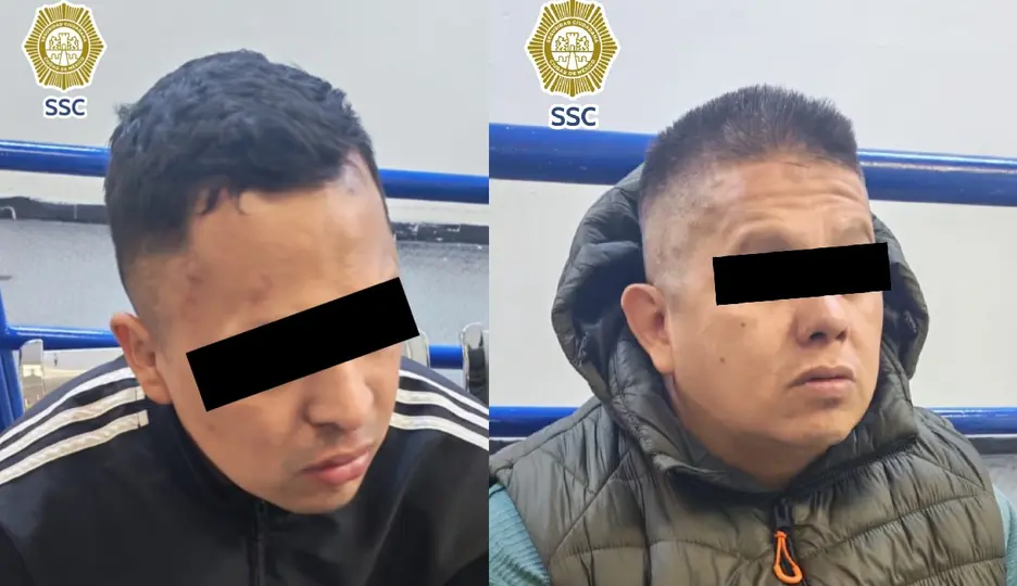 Dos sujetos fueron detenidos tras la agresión / @SSC_CDMX