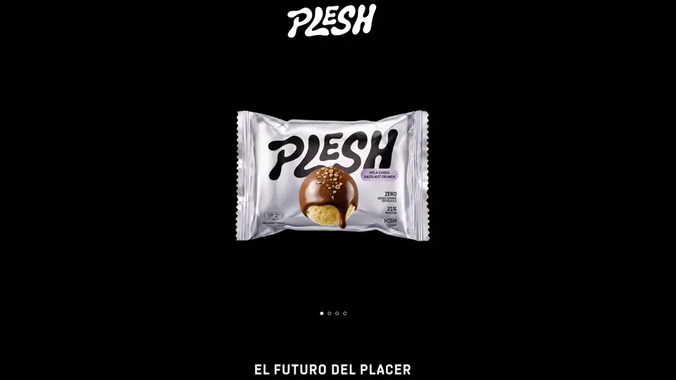 Página oficial de Plesh | Captura de pantalla