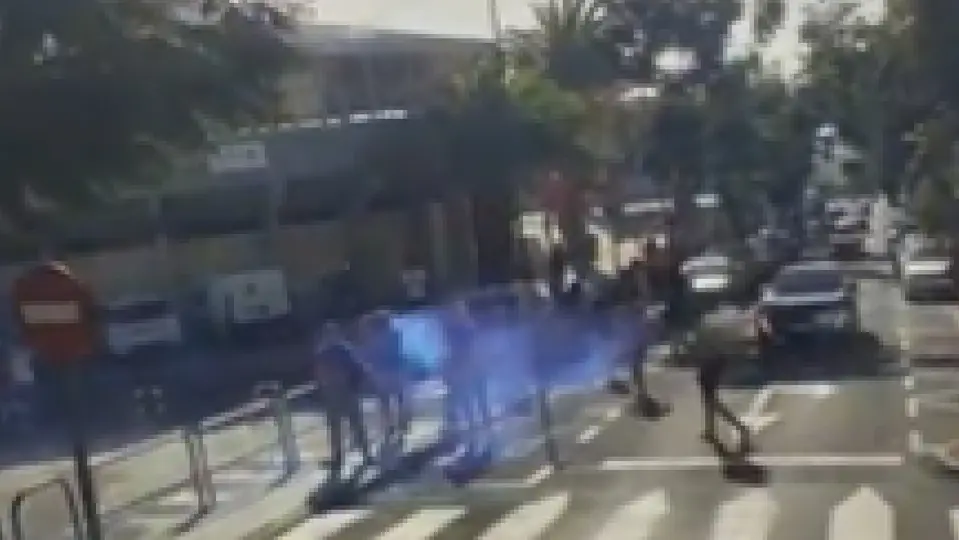 Ataque al autobús del Sporting de Hortaleza | CAPTURA DE PANTALLA