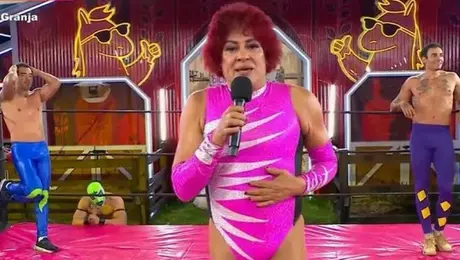 VIDEO: Pimpinela Escarlata lleva la lucha libre a La Granja VIP
