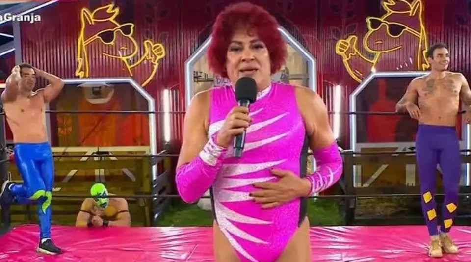 Pimpinela Escarlata lleva la lucha libre a La Granja VIP | CAPTURA DE PANTALLA