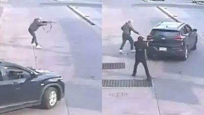 VIDEO | Ataque armado en Valle de Santiago deja dos hombres muertos en pleno centro