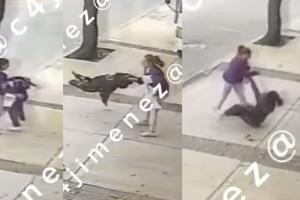 VIDEO: Mamá pierde el control y golpea a su hija de 11 años en plena calle