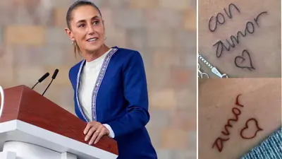 VIDEO: “¡Ay, qué bárbaras!”: Claudia Sheinbaum reacciona a tatuajes inspirados en ella