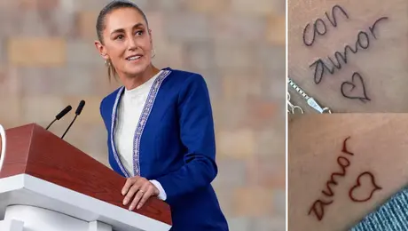 VIDEO: “¡Ay, qué bárbaras!”: Claudia Sheinbaum reacciona a tatuajes inspirados en ella