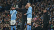 Guardiola defiende a Haaland tras su bajón goleador: “Es el mejor delantero del mundo”