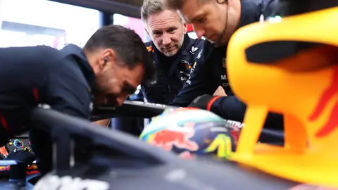 Christian Horner como jefe de equipo de Red Bull, antes de su salida de la escudería | RED BULL