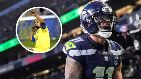 ¿Smith Njigba festejará cómo Cuauhtémoc Blanco en el Superbowl? El guiño de Seattle Seahawks al América