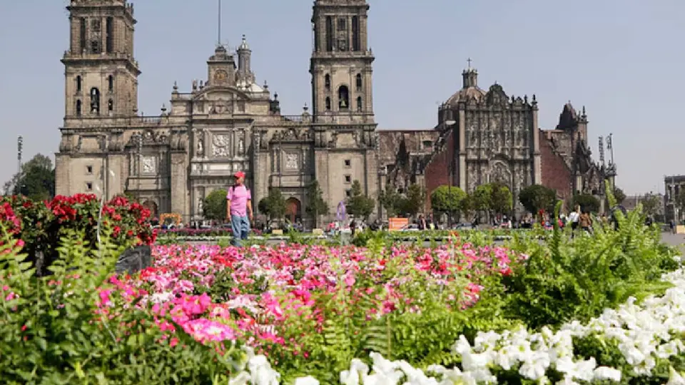 La instalación contará con más de 10 mil flores distribuidas en pasajes y figuras decorativas./ Sectur CDMX
