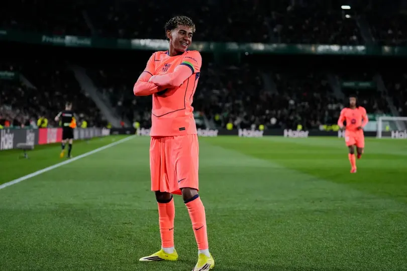 Lamine Yamal con Barcelona | AP