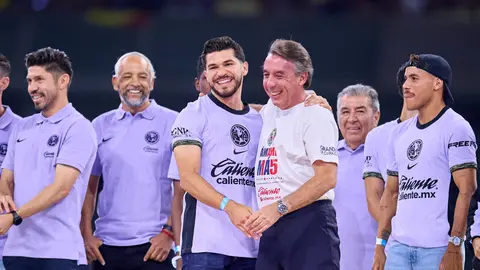 Emilio Azcarraga y Henry Martín | MEXSPORT