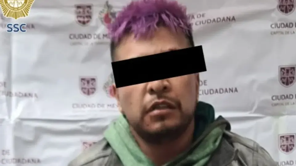 Christian Gutiérrez, conocido como el “Farrukito de Tepito”, fue detenido por segunda ocasión./ SSC