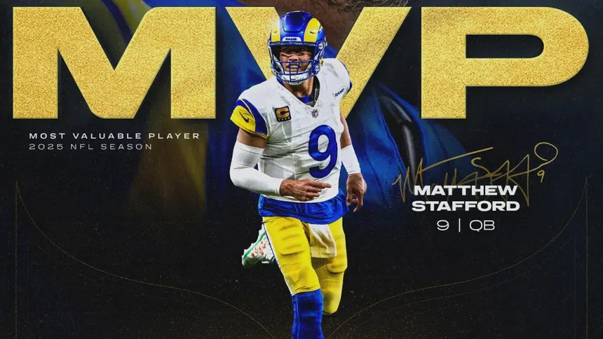 Matthew Stafford gana el MVP de la temporada 2025 | X @NFL