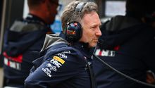 Christian Horner en el garage de Red Bull durante un Gran Premio de Fórmula 1 | RED BULL